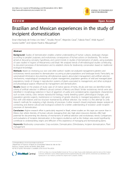 Brazilian and Mexican experiences in the study of