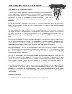 How to Buy and Sell Stocks and Bonds