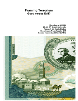 Framing Terrorism - Utrecht University Repository