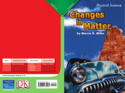 Changes in Matter Text