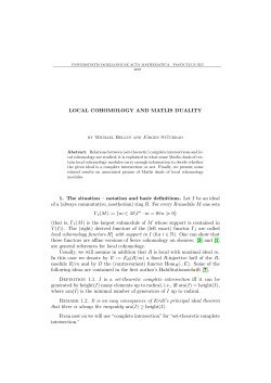 Local cohomology and Matlis duality