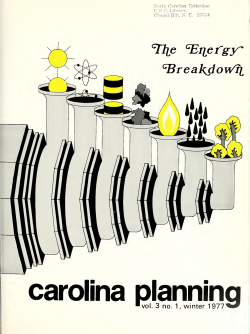 Carolina planning [serial] - Carolina Digital Repository