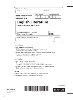 Question Paper - Edexcel