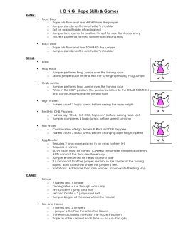 Long Rope Skills Games