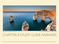Chapter 8 Study Guide Answers