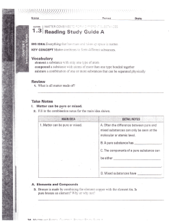 Reading Study Guide A