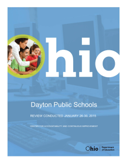 Ohio.gov - Dayton Public Schools