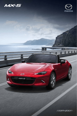 MX-5 - BrochureSoft Top | RF