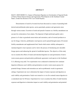 ABSTRACT KILEY, ERIN REBECCA. Impact of