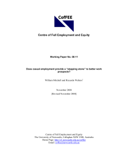 Melbourne Institute: Home