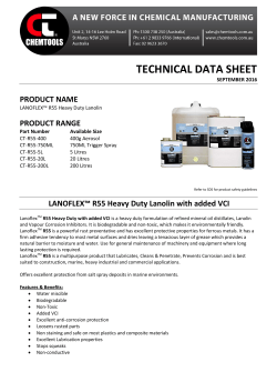 CT-R55 - Lanoflex Lanolin Lubricant HD TDS