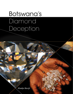 Botswana`s Diamond Deception