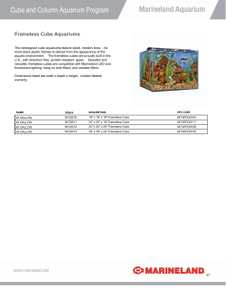 Cube and Column Aquarium Program