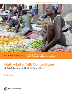 Haiti&mdash;Let`s Talk Competition