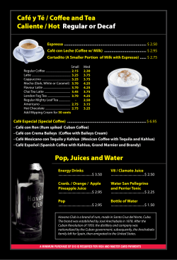 PDF - Soul de Cuba Cafe
