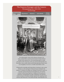 The Empress Dowager and the Camera