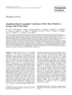 Population-based geographic variations in dxa bone density in