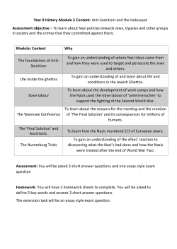 Assessment: You will be asked 3 short answer