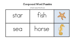 Compound Word Puzzles