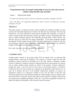 Experimental study of strength relationship of concrete