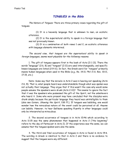 Tongues - Clover Sites