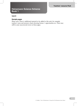 Heinemann Science Scheme Book 1 - Pearson-Global