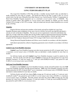 UNIVERSITY OF ROCHESTER LONG