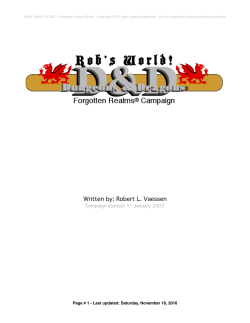 Rob`s World! House Rules.pages