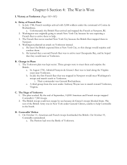 Chapter 6 Section 4: The War is Won
