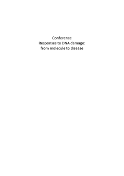 ABSTRACTS of lectures and poster presentations