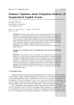 Students` Opinions about Ubiquitous Delivery of Standardized