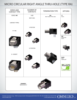 micro circular right angle thru-hole (type ra)