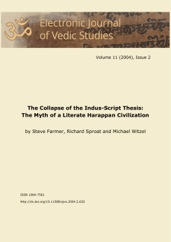 The Collapse of the Indus-Script Thesis: The Myth of a Literate