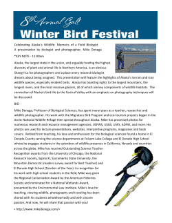 Celebrang Alaska`s Wildlife: Memoirs of a Field Biologist A