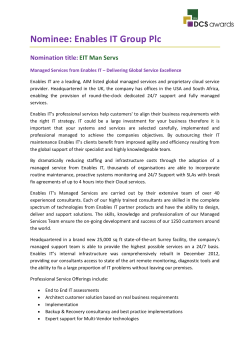 Nominee: Enables IT Group Plc