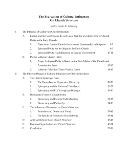 Cultural Influences on Church Structure