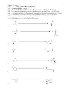 Test 3 Extra Synthesis Practice