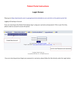 Patient Portal Instructions - Georgetown Internal Medicine