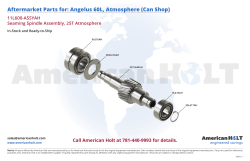 Aftermarket Parts for: Angelus 60L, Atmosphere (Can Shop)