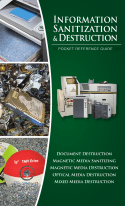Pocket Guide - Security Engineered Machinery