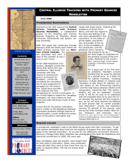 Presidential Nominations