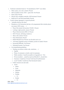 Technical constraints based on &ldquo;10 amendments of GP1&rdquo; (see slides