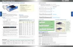 High-Throughput Systems
