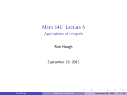 Lecture 6 - Stony Brook Mathematics