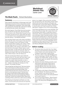 The Black Pearl_Answer Key.indd