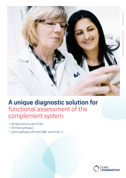 A unique diagnostic solution for functional