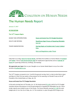Read More - Coalition on Human Needs
