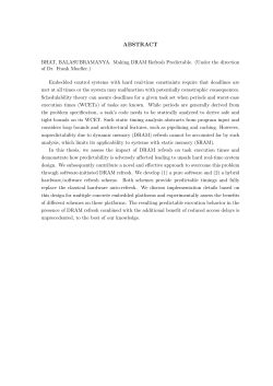 Making DRAM Refresh Predictable