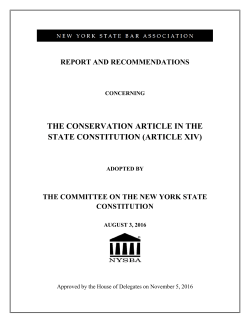 the conservation article in the state constitution (article xiv)