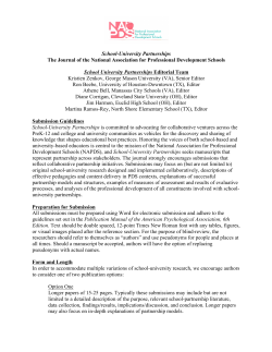 SUP Submission Guidelines